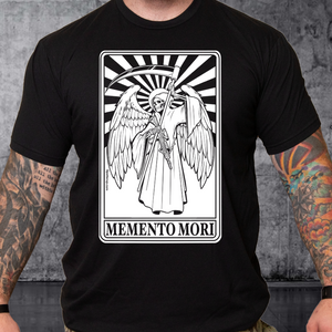 T-shirt Memento Mori Winged Death, Black